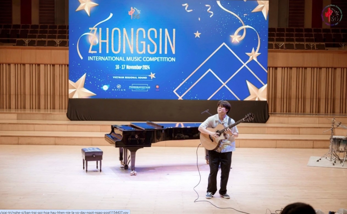 Vietnamese contestant makes debut at ZhongSin Music Competition gala